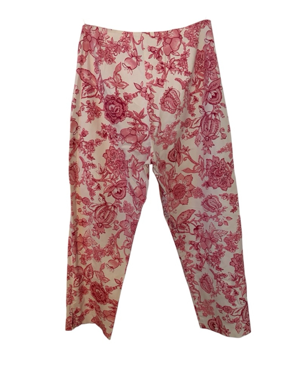 Ann Taylor Cream and Pink Floral Top